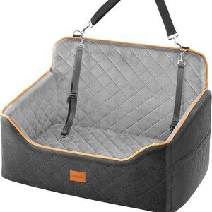 Dog Car Seat for Medium Dogs - Pet Car Seat with 2 Safety Straps